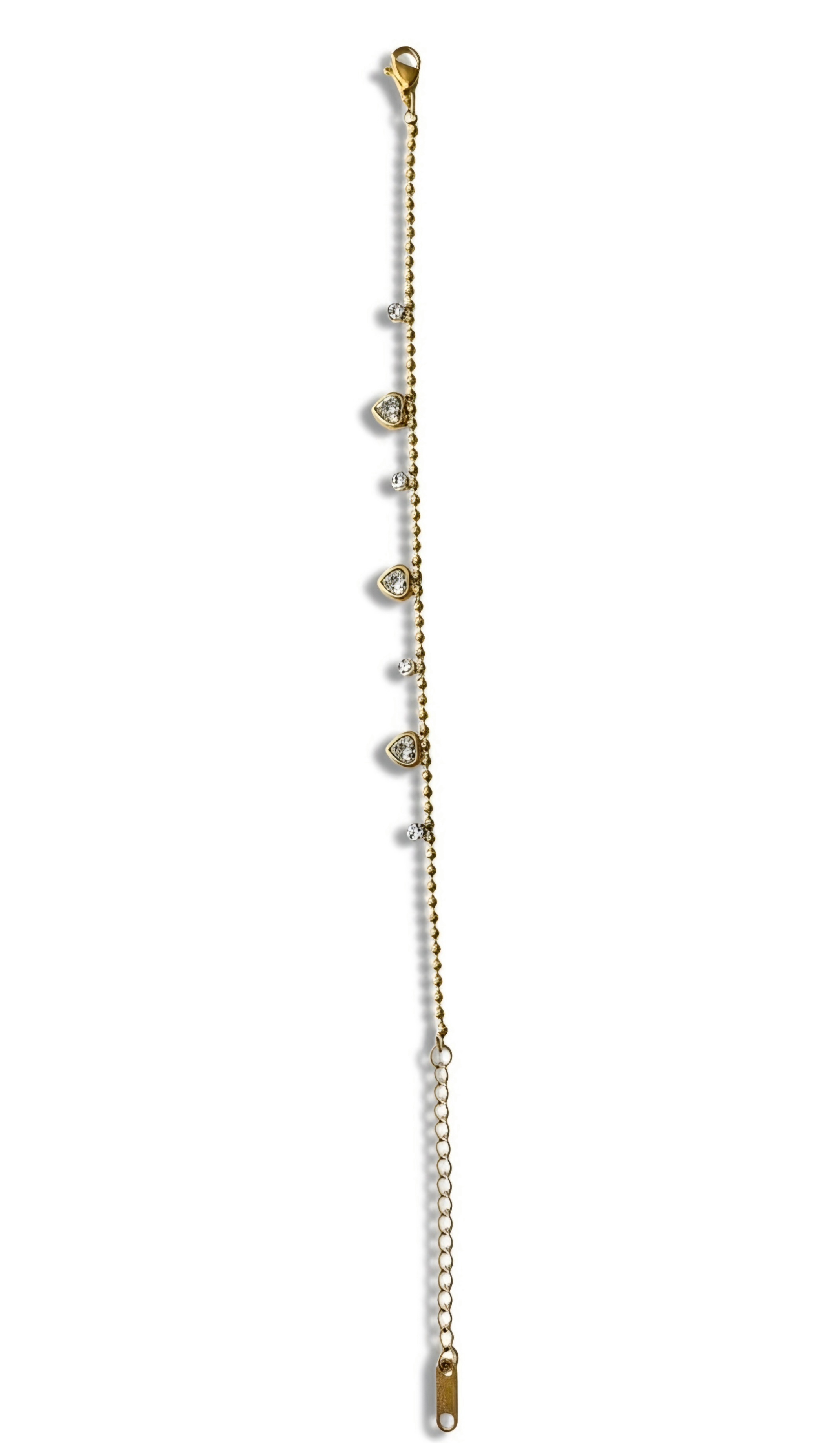 Beaded Heart Charm Bracelet — view 3